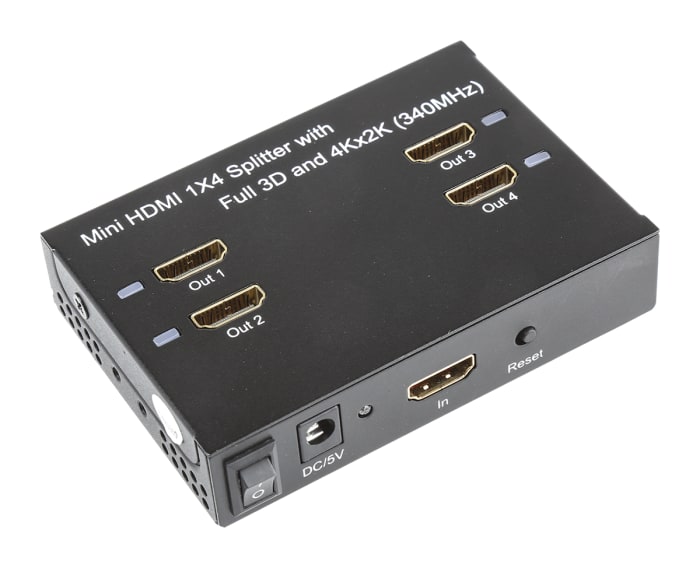 4K Compact 4-Port HDMI Splitter