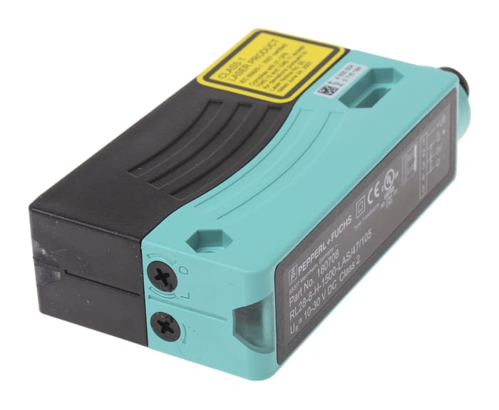 Pepperl + Fuchs Background Suppression Photoelectric Sensor, Block Sensor, 50 mm → 1.5 m Detection Range