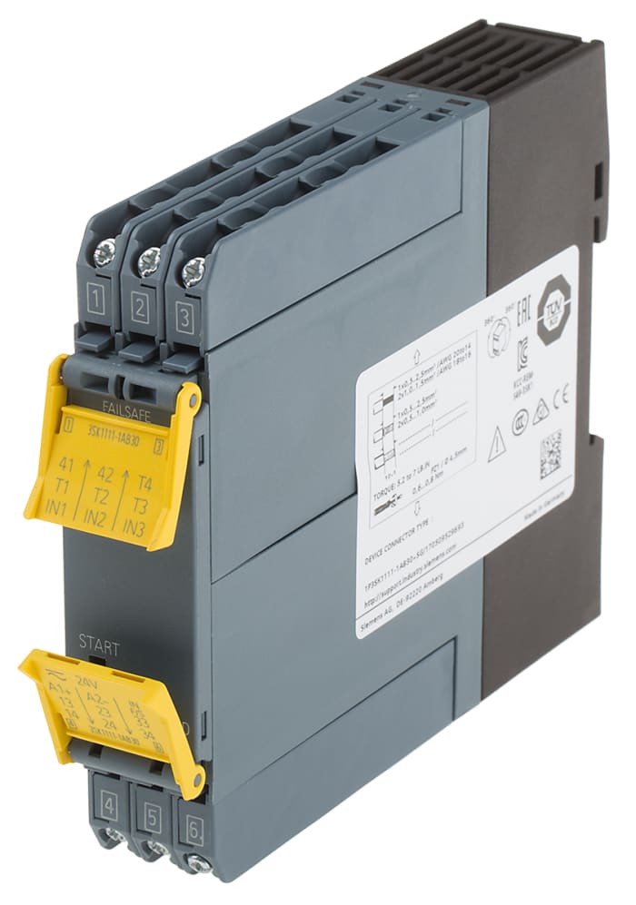 3SK11111AB30 Siemens Siemens 24 V ac/dc Safety Relay Single