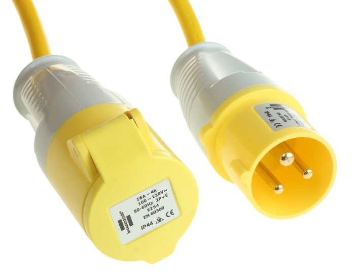 Rallonge électrique brennenstuhl 14m, 1 prise Prise anglaise, 110 V, 16A, IP44