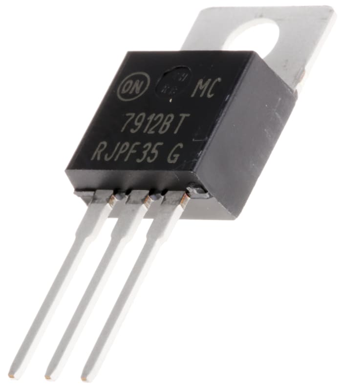 onsemi MC7912BTG, 1 Linear Voltage, Voltage Regulator 1A, -12 V 3-Pin,  TO-220