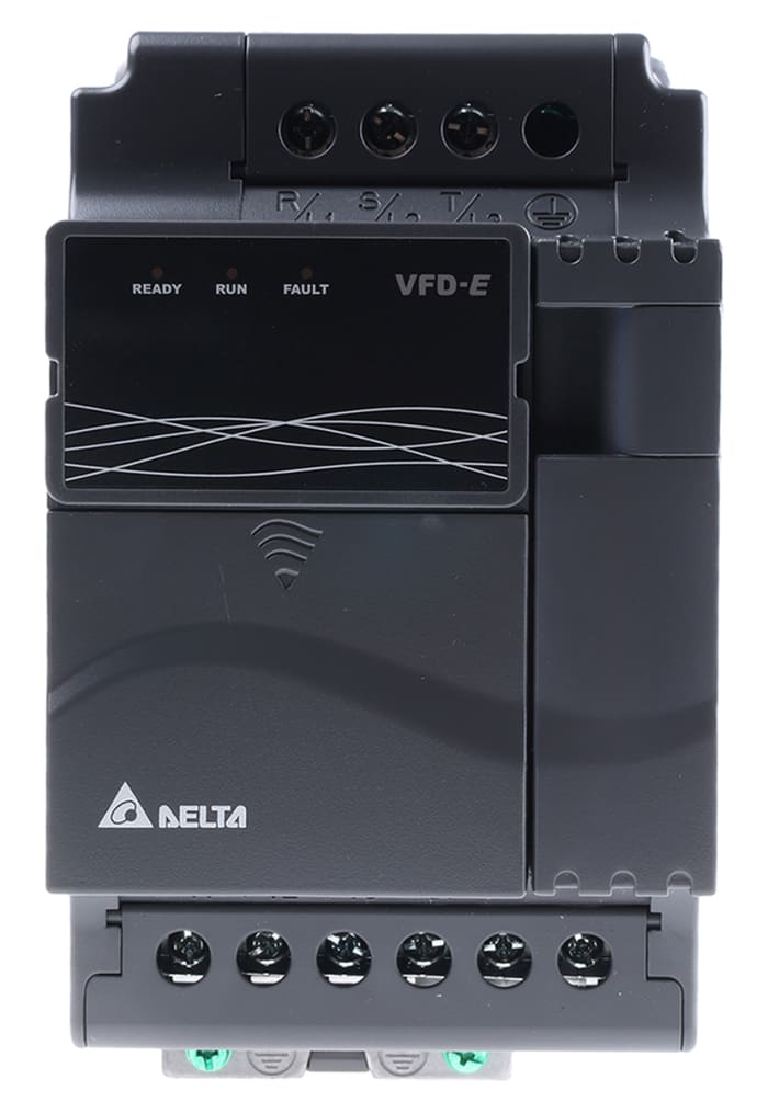 Variateur de fréquence Delta Electronics VFD-E, 2,2 kW 460 V c.a. 3 phases, 7,1 A, 0 → 599.0Hz