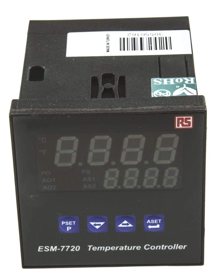 RS PRO | RS PRO Panel Mount PID Temperature Controller, 72 x 72mm, 3 ...