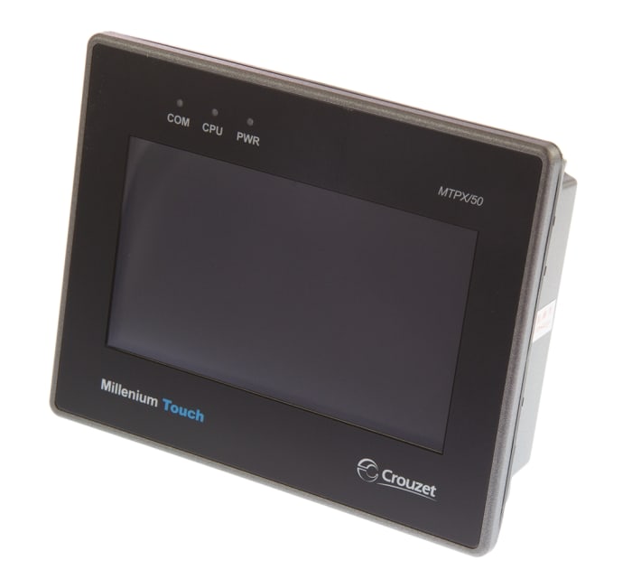 Crouzet MTP6/50, MTP8/50 Series Programmable Terminal Touch Screen HMI - 4.3 in, TFT LCD Display, 480 x 272pixels