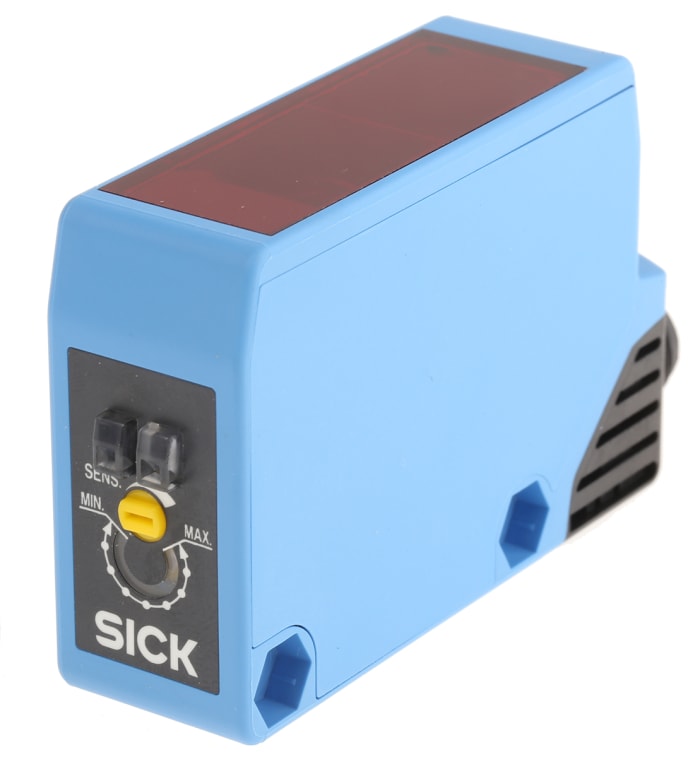 SICK Retroreflective Photoelectric Sensor, Block Sensor, 100 mm → 15 m Detection Range