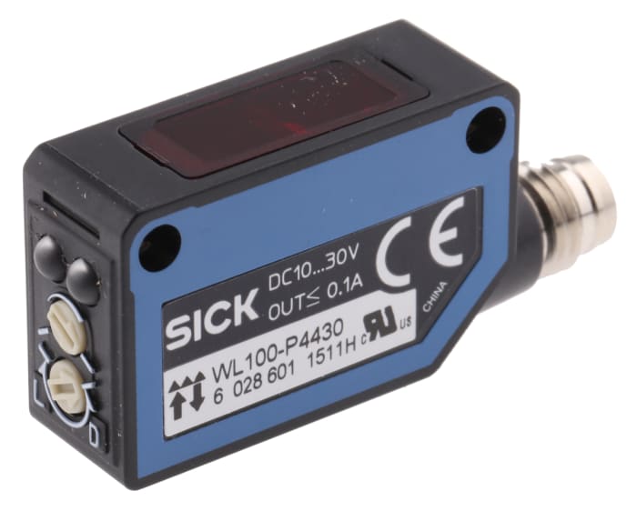 Sick Retroreflective Photoelectric Sensor, Block Sensor, 0.01 → 6 m Detection Range
