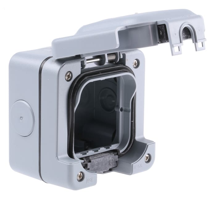 K56414GRY MK Electric MK Electric Grey Plastic Back Box, 2 Gangs, 150