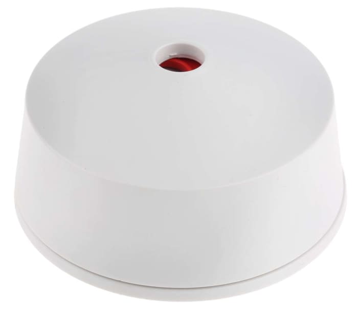 Embellecedor para Techo MK Electric K4240WHR, 4 terminales, Blanco, diám. 75mm, 250 V ac, 6 A