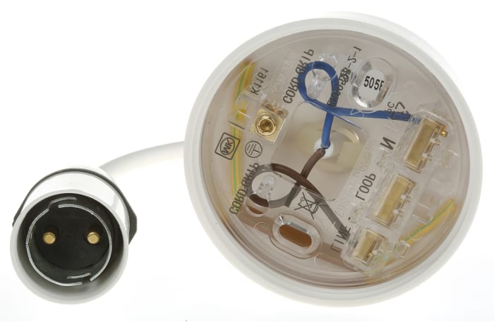 1186whi Mk Electric Ceiling Type Rose Pendant Set 250 V 787 1272 Rs Components - Mk Pendant Set