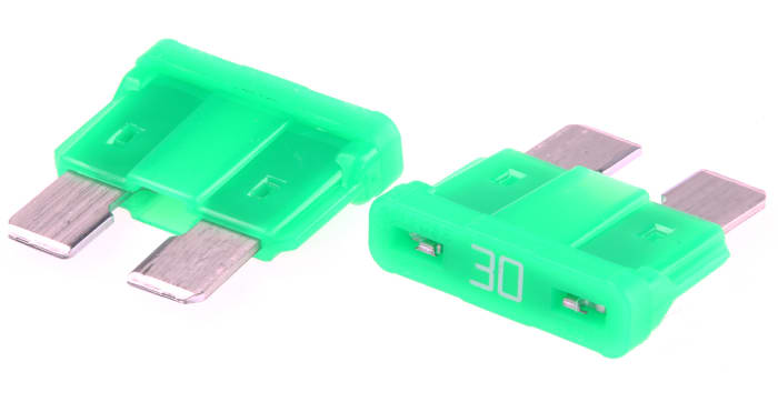 Littelfuse 30A Green Blade Car Fuse, 32V dc
