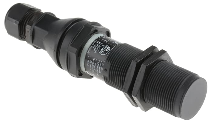 ifm electronic Capacitive Threaded Barrel Proximity Sensor, M30, 15 mm Detection, 2-Wire NO/NC, 20 → 250 V dc,