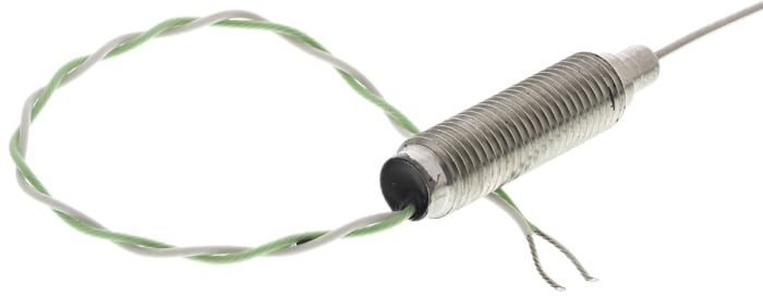 Thermocouple à isolation minérale RS PRO type K Ø 1mm, L 2m, +750°C max à Raccord dénudé