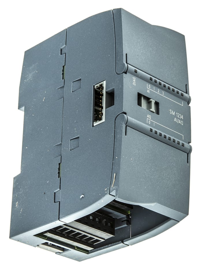 Siemens SM 1234 Series PLC I/O Module for Use with SIMATIC S7-1200 Series, Analogue, Analogue, 24 V