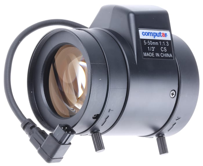 1/3in Manual CCTV Lens, 5 → 50mm Focal Length