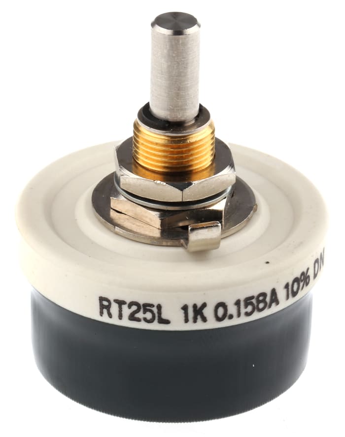 Vishay 25W 1kΩ Wirewound Rheostat, RT025AS1001KB