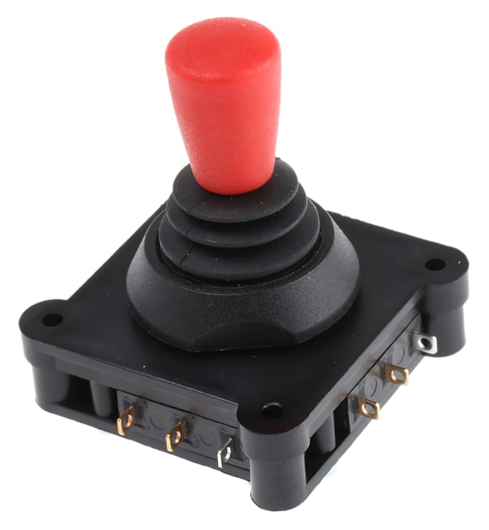 APEM 1, 2-Axis Joystick Conical, IP67 250V ac