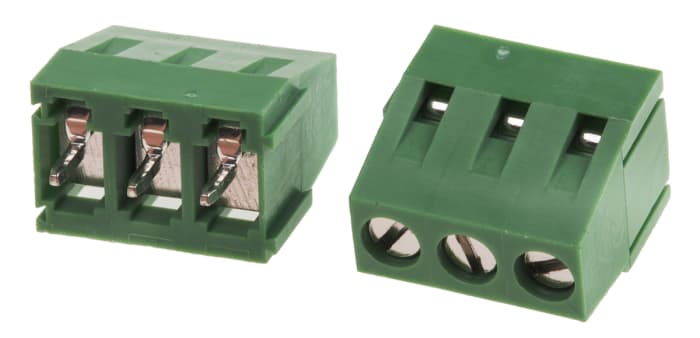 Bornier pour circuit imprimé RS PRO 3 contacts 1 rangée(s) pas de 5mm