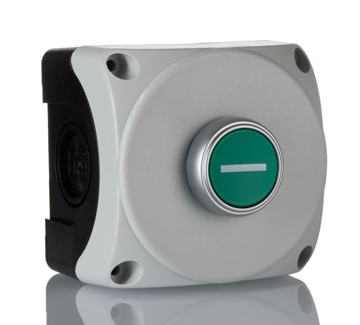 Lovato Spring Return Control Station Switch - SPST, Green, I