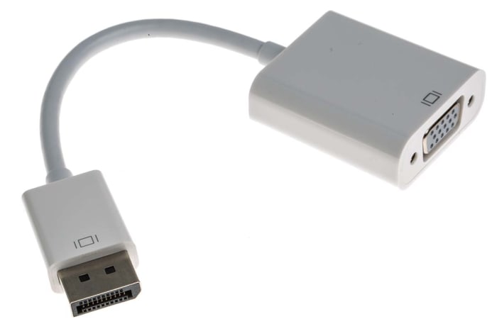RS PRO DisplayPort Male to VGA Female Adapter