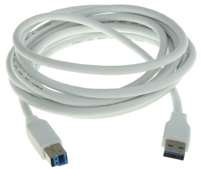 Cable USB 2.0 RS PRO, con A. USB A Macho, con B. Lightning