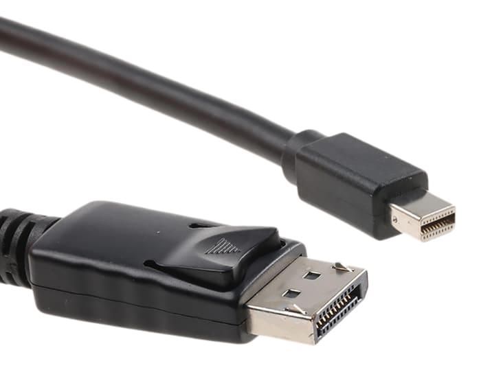 RS PRO Cable, 2m Black
