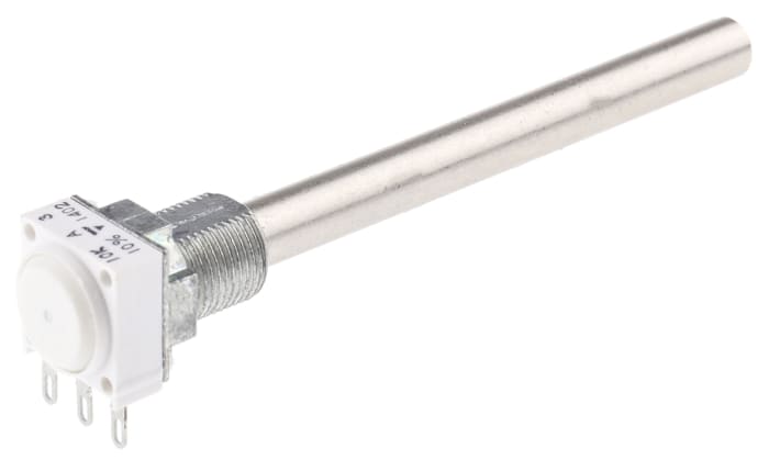 Vishay P11S 10kΩ Rotary Potentiometer 1-Gang Panel Mount, P11S1V0APSY00T0142