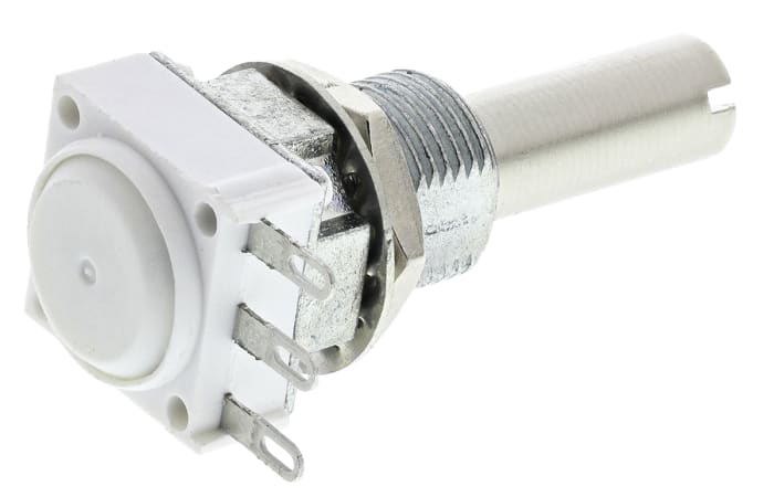 Vishay P11S 1kΩ Rotary Potentiometer 1-Gang Panel Mount, P11S1V0FLSY00102KL