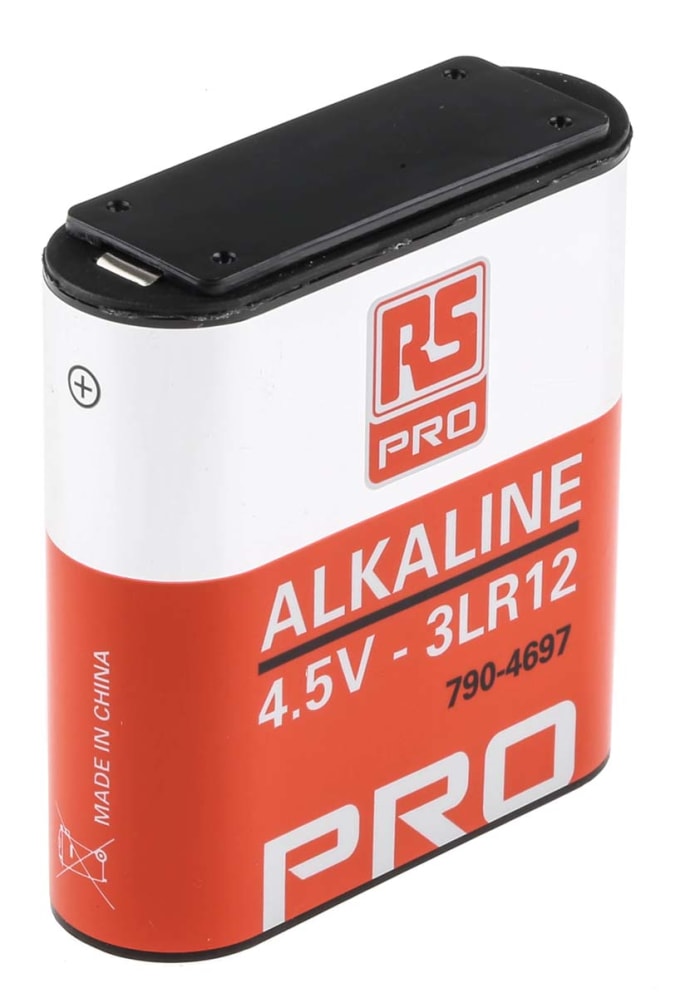 RS PRO, RS PRO Alkaline 4.5V, 3LR12 Battery, 790-4697