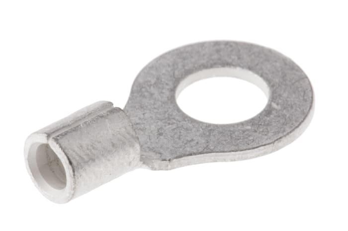 Molex, Versakrimp Uninsulated Ring Terminal, M6 Stud Size 14 AWG 10 AWG Wire Size, Grey