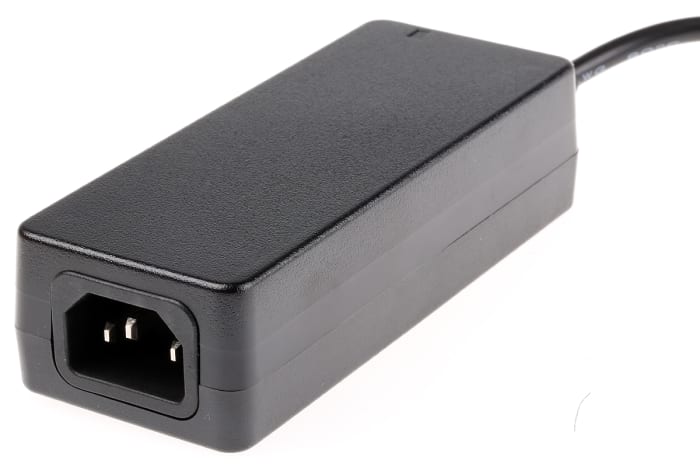 MEAN WELL 60W Power Brick AC/DC Adapter 12V dc Output, 5A Output