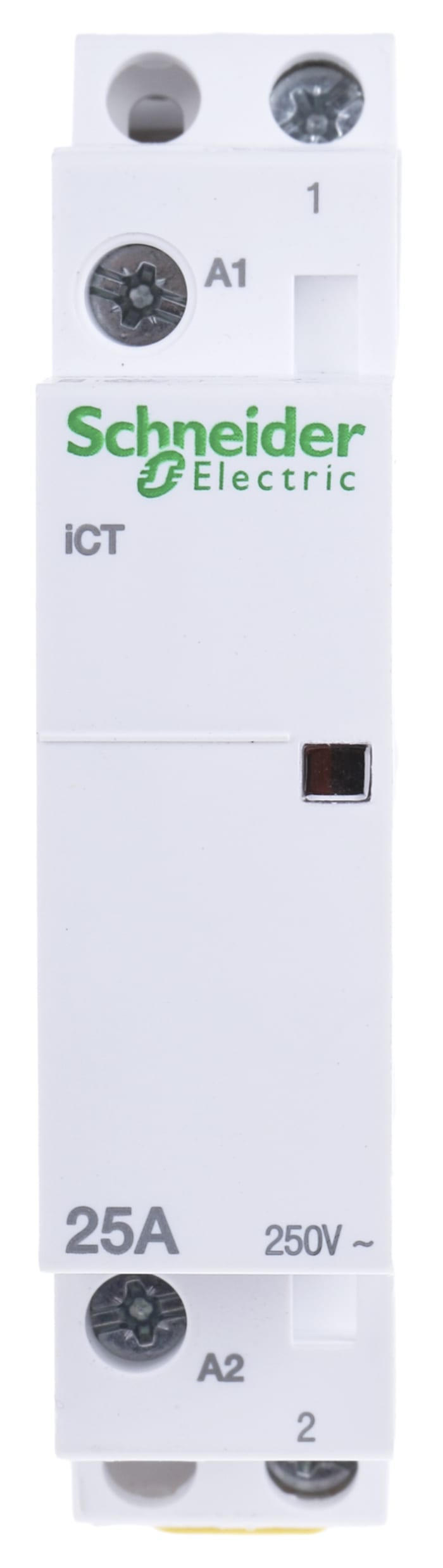 Schneider Electric Acti9 iCT iCT Contactor, 230 V ac Coil, 1-Pole, 25 A, 1NO, 250 V ac