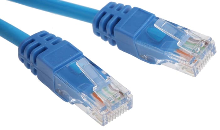 Câble Ethernet RS PRO catégorie 5e, U/UTP, Bleu, Longueur 20m LSZH, avec connecteur