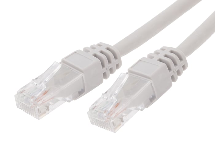 Câble Ethernet RS PRO catégorie 5e, U/UTP, Gris, Longueur 25m LSZH, avec connecteur