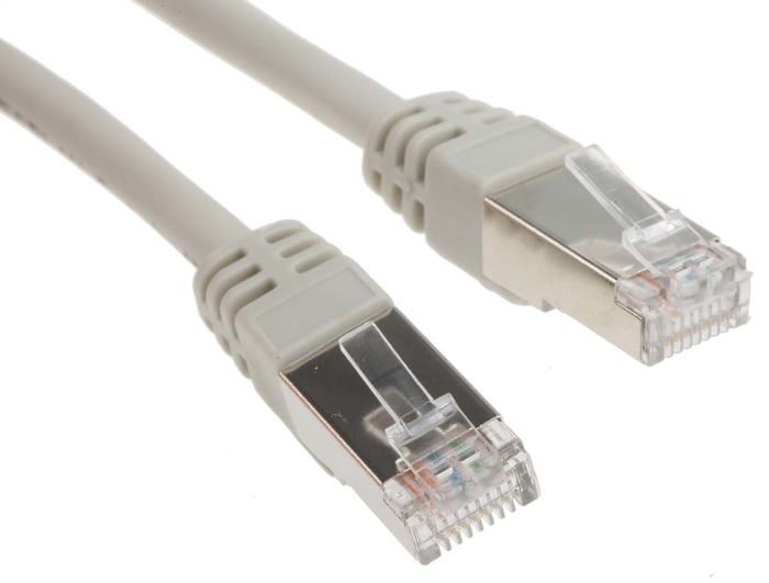 Câble Ethernet RS PRO catégorie 6, F/UTP, Gris, Longueur 15m LSZH, avec connecteur
