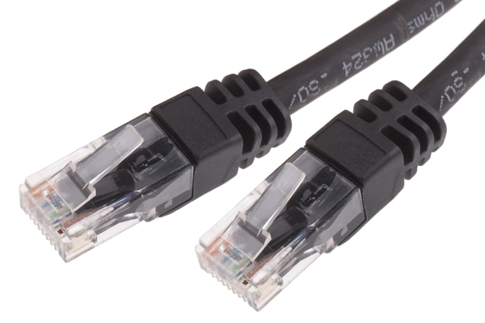 Câble Ethernet RS PRO catégorie 6, U/UTP, Noir, Longueur 25m LSZH, avec connecteur