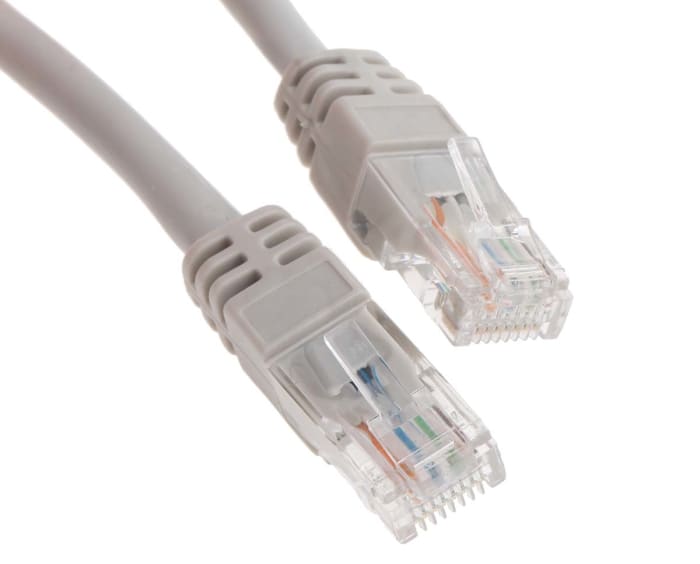 RS PRO, RS PRO Cat6 Male RJ45 to Male RJ45 Ethernet Cable, F/UTP, Grey  LSZH Sheath, 30m, 791-7062