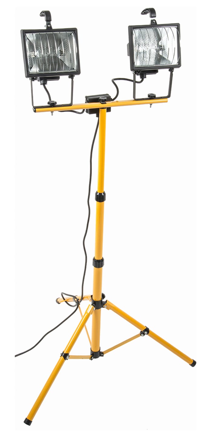 RS PRO Halogen Work Light, Type G - British Plug, 220 → 240 V