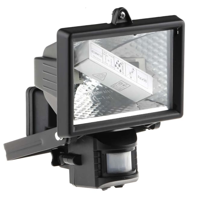 RS PRO Security Floodlight 120 W IP44 PIR 220 240 V ac