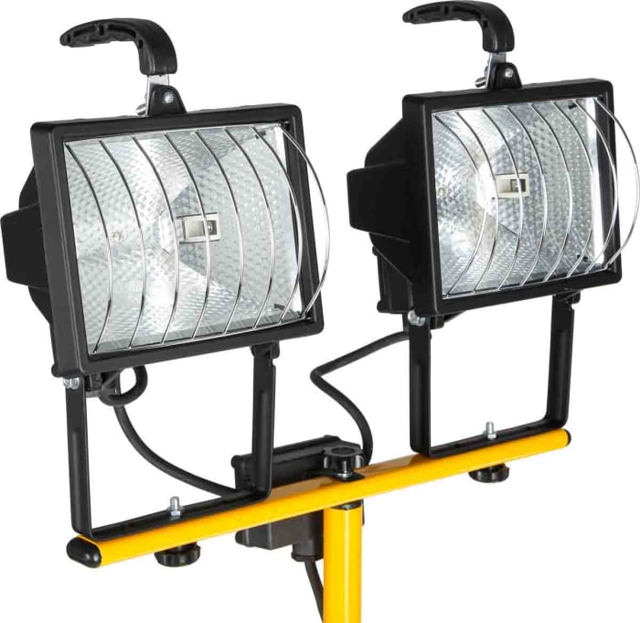 RS PRO RS PRO Halogen Work Light Type E Schuko Plug Plug 220 240 V 791 8267 RS