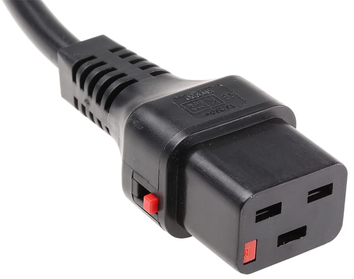 Schaffner IEC C19 Socket to IEC C20 Plug Power Cord