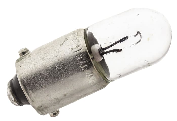 Osram BA9s Automotive Incandescent Lamp, Clear, 12 V