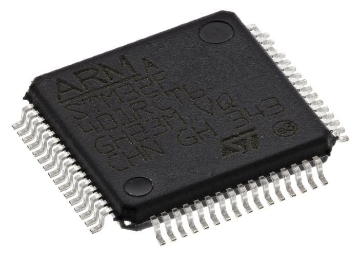 STMicroelectronics, 32bit ARM Cortex M4, STM32F4 Microcontroller, 84MHz, 256 kB Flash, 64-Pin LQFP
