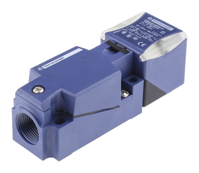 Telemecanique Sensors Inductive Block Proximity Sensor, 20 mm Detection, 2-Wire NO/NC, 12 → 48 V dc
