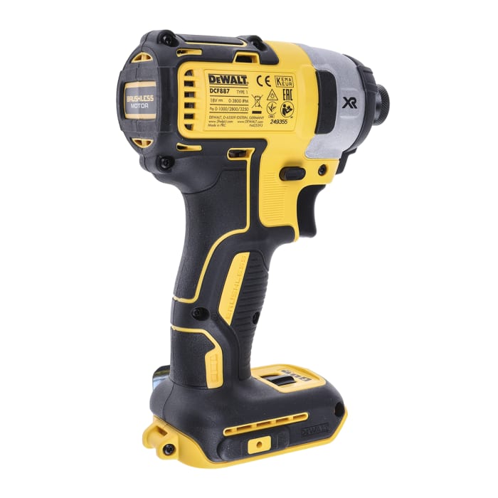 DeWALT 1 4 in 18V Cordless Impact Driver UK Plug