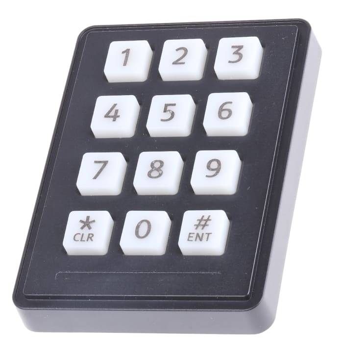 Clavier numérique Storm, 12 touches type 3 x 4, Matriciel, IP65, Illuminé