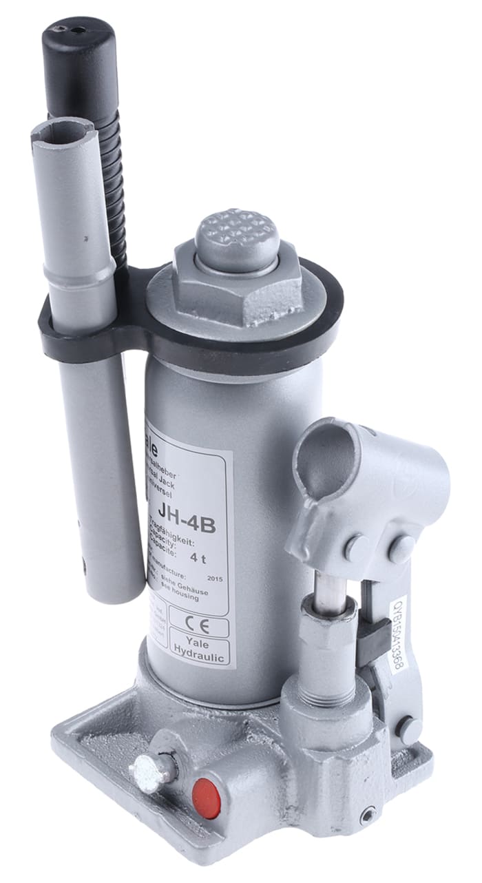 JH4B bottle jack Yale Yale Bottle Jack, 4tonne Maximum Load, 205mm