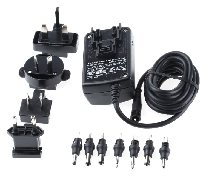 Friwo 30W Plug In Power Supply 5V dc Output, 5A Output