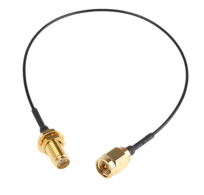 RS PRO Coaxial Cable Assembly, 200mm, RF Coaxial