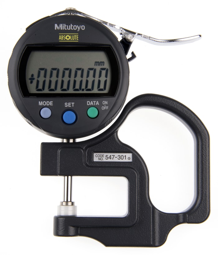 547 301 Mitutoyo Mitutoyo 547 Thickness Gauge 0mm 10mm ±20 μm