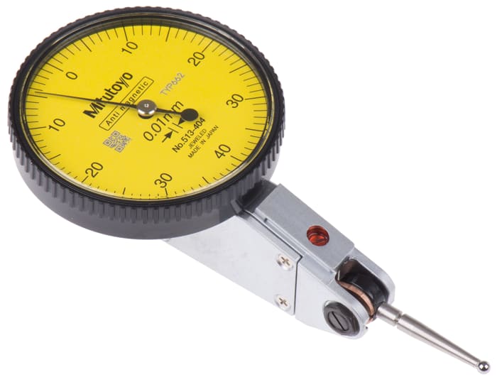 Mitutoyo 513-908-10E Metric DTI Gauge, +0.8mm Max. Measurement, 0.01 mm Resolution, 8 μm Accuracy